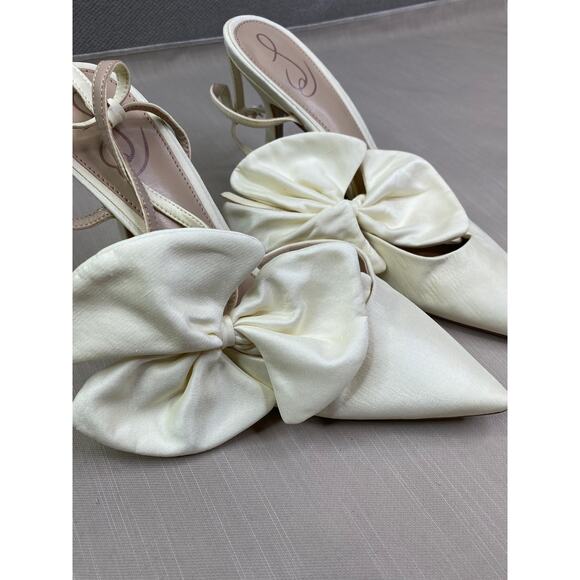 Womens Sam Edelman Halie Pump, Pearl Ivory, Sz 10, 150$ - Picture 4 of 10